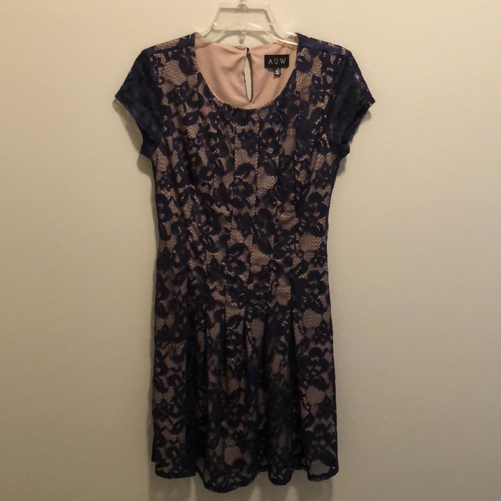 Navy Lace Dress